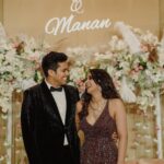Natasha Doshi Instagram - Basking in the glow of your love & blessings. Grateful beyond words! Thank you all 🥰💕 Most importantly, thankyou @mananshahc for being my real life hero 👩🏻‍❤️‍👨🏻💍 #engaged #lovelikenoother 🧿 Taj Mahal Palace, Mumbai