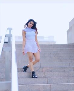 Natasha Doshi Instagram - “Cutiyon mein cute, she’s a firecracker.” 🔥🎵
📸- @bharath_vikhram_photography 
.
.
.
.
#theactressdiary #natashadoshi #photoshoot #london #fashion #londondiaries #photogram #photooftheday #lavender #happygirlsaretheprettiest #allsmiles