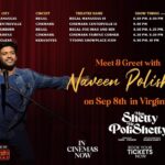 Naveen Instagram - Dallas was madness. Atlanta you were insane. Now next up today is Virginia. Come let’s love and laugh today . And celebrate this blockbuster response you have given #MissShettyMrPolishetty. Kamala atta and Biden babai kuda ikkade pakkana unnaru anta. Vasta annaru . Book your tickets now