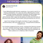 Naveen Instagram - The Megastar Chiranjeevi garu @chiranjeevikonidela is the first audience for our film #MissShettyMrPolishetty. What an honor sir ❤️ We are all awed by your review of the movie. Thank you for giving us your time and filling us with so much energy ahead of the film release. . We hope you guys also enjoy the film on Sept 7th as much as he did. Bookings open now on @bookmyshowin and usa bookings also open by @prathyangiraus . See you at the premieres Dallas ❤️🔥 can’t wait @anushkashettyofficial @maheshbabu_pachigolla #MSMPonSep7th