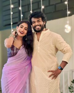 Nayani Pavani Instagram - Beautiful Diwali with Beautiful people ❤️🪔💥 
This diwali brings eveyone peace and success😇
My favorite @lasyamanjunath I love you 🫂

Outfit : @parisadesigners