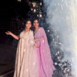 Nayani Pavani Instagram - Beautiful Diwali with Beautiful people ❤️🪔💥 This diwali brings eveyone peace and success😇 My favorite @lasyamanjunath I love you 🫂 Outfit : @parisadesigners