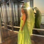 Nia Sharma Instagram - Nothing! Was Just chillin’ at the top of the world (Burjkhalifa…. 154th floor) @sshurakhan Burj Khalifa By Emaar