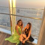 Nia Sharma Instagram - Nothing! Was Just chillin’ at the top of the world (Burjkhalifa…. 154th floor) @sshurakhan Burj Khalifa By Emaar