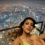 Nia Sharma Instagram - Nothing! Was Just chillin’ at the top of the world (Burjkhalifa…. 154th floor) @sshurakhan Burj Khalifa By Emaar