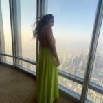 Nia Sharma Instagram - Nothing! Was Just chillin’ at the top of the world (Burjkhalifa…. 154th floor) @sshurakhan Burj Khalifa By Emaar