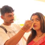 Nidhi Jha Instagram - Specially thanks @nidhijha05 ma'am ☺️☺️ Indian Actress , nidhi ma'am 🥰 Joy is the Best Makeup 🎀 #HairDo # #makeup #foundation #makeover #instagood 10+yrs In The Beauty & Bollywood Industry. Bhojpuri industry @Mac @Tarte @HudaBeauty @Ingalot, DressYourFace subham MakeupArtist&Team'sMakeup|Hair|Drapping by MakeupArtist subham