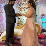 Nidhi Jha Instagram - Today is the most special day of my life. I have spent a wonderful year with the person I love the most. Nothing could make me happier than this.🌺😍 Happy Engagement Anniversary love!🧿♥️ Aaj wo din tha jab aap hamare मंगेतर bangaye the❤️ I love you my world♥️ #nemonikkuforever🧿❤️