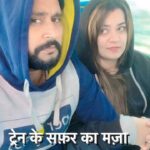 Nidhi Jha Instagram - सफ़र ट्रेन का 🤪🤪🤪 #nemonikkuforever🧿❤️