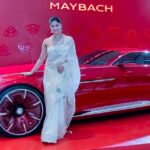 Niharica Raizada Instagram - Class in Name, Cars, Couture and Cinema. #NiharicaRaizada Thank you @mercedesmaybach and @mercedesbenzind @mercedesbenz