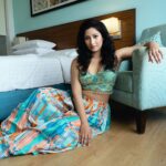 Niharica Raizada Instagram - Sea Green Lounge Hair @makeover_by_rudhra Makeup @makeoverbyshreeja Shot by @funky_capturezz Wearing @aynaaworld Styled by @banthia.kapil