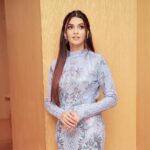 Nimika Ratnakar Instagram - To all the back stabbers 🤛🏻 😉 Wearing this beautiful garment by @laxmikrishnaofficial ❤️ Makeup & hair by my favourite @vinothraj_makeupartist 🥰 Captured by dearest @kabir_photography___ 🤩 #shakeitpushpavati #pushpavati #kranti #krantirevolutionfromjan26 #dboss #darshanthoogudeepasrinivas #actor #model #photography #sandalwood #kannada #kannadaactress #actress #movie #nimika #nimikaratnakar #vogue #fashion #design #designer