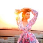 Nimika Ratnakar Instagram - Sun kissed ☀️ 📸: @vikasphotofactory Wardrobe : @devnastitchingstudio @nainaarora.fashion Mua & hair : @brides_of_mos #photooftheday #photography #photo #pushpavati #shakeitpushpavati #kranti #d56 #kaatera #dboss #darshanthoogudeepasrinivas #trending #trend #actor #model #sandalwood #actress #kannada #kannadaactress #nimika #nimikaratnakar