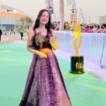 Nitanshi Goel Instagram - IIFA Awards 2023 ♥️✨ You have always given tremendous love to my #NitanshiKiBoli ..hope you will love my first single’Mere Sapne’ also🌹 Make reels on my song ‘Mere Sapne’ ♥️ Sharing the best ones in my story💫 Loving my new name also ‘Indian Barbie’ given by Abu Dhabi🥰🌹 Look @the_adhya_designer #iifaawards2023 #bollywood #nitanshigoel #nitanshi #meresapne #iifa #explore #trendingreels #beyonce #asur2 #trendingnow #madari #trendingsong #iifaawards @iifa @etihadarena.ae @yasisland