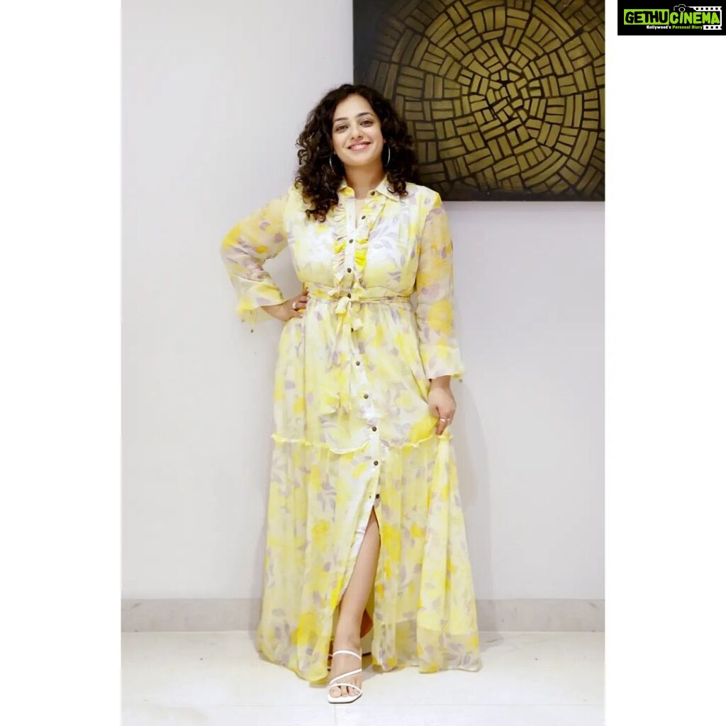 Nithya Menen Instagram - Promotions for #MasterPeace .... releasing in 2 days on Disney Hotstar ! 🥳 Styled by @sherin.elisabeth.joshy Dress @theburntsoul Shot by @santhosh_pattambi1