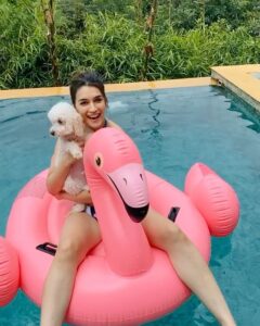 Nupur Sanon Instagram - |-| appy Birthday to the most beautiful human-the bestest sister-the loyalest best friend-I can keep HYPHEN-ing the nicest things to you ‘cause that’s who you are! Perfect! 
When I was growing up … I remember always have one question when I looked at you,my big sister- God, how is she so perfect? How can she be so beautiful, so loving , so kind , so responsible,so intelligent,so caring , so EVERYTHING all at once! 
You’ve set the bar so damn high for the kind of people I want around me Krits…and that has always easily protected me from the wrong people…because I knew what was Right , what felt right .. from the beginning.. and that right has always been YOU :) 
I love you 🫂 
Here’s praying to god for sending happiness and the right kind of love in your life..your kind of love..the rare one ! ❤️ Keep flying high my 🦋 butterfly! 
To roaming the entire world together with my girl! To having the bestest emotional moments together! To sticking through all the ups and downs life throws at us! Forever🧿
You have my heart for life! 🤝🏻

@kritisanon