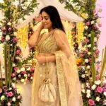 Pakhi Hegde Instagram - Dil jhoom jhoom jaaye 🫅 . . . Had this princess feel with this beautiful outfit 🤩 Doesn’t this song suit well to it? Styling : @tiara_gal @akansha.27 Outfit : @anishashettyofficial . . . #pakkhi #pakkhihegde #pakhi #pakhihegde #fyp #trendingsongs #trendingnow #trend