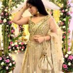 Pakhi Hegde Instagram - Dil jhoom jhoom jaaye 🫅 . . . Had this princess feel with this beautiful outfit 🤩 Doesn’t this song suit well to it? Styling : @tiara_gal @akansha.27 Outfit : @anishashettyofficial . . . #pakkhi #pakkhihegde #pakhi #pakhihegde #fyp #trendingsongs #trendingnow #trend