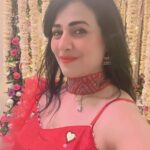 Pakhi Hegde Instagram - ❤️ This beautiful colour I just loved this Ganpati…😍 . . . #festivewear #pakkhi #pakkhihegde #pakhi #pakhihegde Styled by : @tiara_gal @akansha.27 Assisted by : @stylebypriyankaa Outfit - @arpitasulakshana @stylebyriyajn