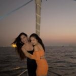 Palak Sindhwani Instagram - Starting Valentine’s week with my girl, This is so us! @palak.purswani 💕✨ . . . . #trendingreels #stargazing #stars #sea #nature #fyp #explore #trends #yatch #palaksindhwani #love