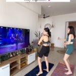 Palak Sindhwani Instagram - Our kinda Disco! 🫣💃 One Fine morning, We just decided to open Youtube and look for Zumba videos, Never in my life I’d thought of sharing workout sessions with someone and so did she but so effortlessly we just started doing Zumba together and what crazy fun it was! 😍 PS - I was about to fall in the beginning as you can see in the reel, Thank God Bach gayi! 😂 Cheers to more of such Zumba mornings in future @navika_kotia 😘 This cool choreography by @rangeeladancecompany ❤️ . . #reels #workoutreels #zumba #zumbafitness #fitness #funnyreels #fyp #explore #friendship #trending #palaksindhwani