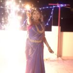 Papri Ghosh Instagram - Happy Diwali to all of you 🙏😃 #diwali #crackers #traditional #saree #actress #celebration