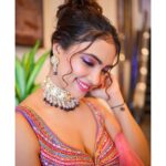 Pooja Banerjee Instagram - Navratri done ✔️ 🌼 HMU- @vglow_makeupandhair 🌼 Styled By- @nidhikurda 🌼 Outfit by- @asopalav @saree.com_by_asopalav 🌼 Jewellery by- @sujhal_jewels #PoojaBanerjii #navratri #navratrispecial #Jwellery #IndianOutfit #Ghaghra #MulticolourGhahgra #Lehenga #ColourfulLehenga #infianfashion #indianfestivals #indianfestivewear 🌼 shot by @adphottography