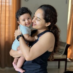Pooja Ramachandran Instagram - When my butter ball is all set for the day and I can happily go to do my workout.. 

@kiaankokken 

#morningsareourfavorite #kiaankokken #momandson #gratefullheart #blessedandthankful