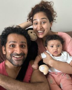Pooja Ramachandran Instagram - Friendship is the root of our relationship. Before everything else we are friends first and it will always be that way. Now we’ve added one more little human to our tiny circle! 

Here’s to the many beautiful memories we will make together! 

Thank you to all our Instagram friends who give us so much love. Happy Friendship Day from us to you! 

#happyfriendshipday #friendshipday2023 #friendsforlife #kiaanandjojo