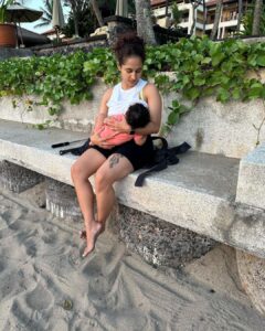 Pooja Ramachandran Instagram - “I gave you life, I carried you with swollen feet and heartburn, ate healthy to help you grow big and strong, laughed one second and cried the next, and ran to the restroom 50 times a day with restless sleep, until you were ready to come into this world, because I was your home.

And then time froze, as you were placed into my arms, my eyes heavy with exhaustion and love,
and I held your little body and fed you until you gave a little smile and fell asleep on my chest.

But you gave me purpose, to want to be better.
And right now, you need me in a way that you will never again,
to carry you in my arms until I can't because you're too heavy,
to dress you until the day you can put your pants on yourself,
and to be your everything.

And you gave me the strength to keep going when everything screams, I can't.
Because, really, you gave me my life.
So, my mind and heart revolve around you, and always will.”

Finally we start solids for baby Kiaan and I’m super excited for this whole new world of yummy food we are going to introduce him to. Breast feeding my baby for the last 6 months has been the most painfully sweet experience I’ve had. It is indeed a whole different chapter in a moms life. ♥️ 

#grateful