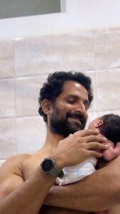 Pooja Ramachandran Instagram - These are just a few of the million moments that fill my heart with love.

To the man who loves us so deeply. 
To the man that shows us that he truly cares. 
To the man who protects us so fiercely. 
To the man who provides for us in every way. 
To the man who makes our world a happier place. 
To the father of my child. Happy Father’s Day to you. 
We love you! 

#fathersday2023 #babyboy #kiaankokken #baby2023 #babyreels #babiesarethebest #fatherandson #junior