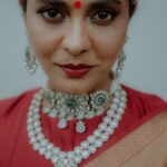 Poornima Indrajith Instagram - ♥️ Jewellery; @pureallure.in Make up : @reshmu__ Hair : @rethikarijo Pics : @reth_gvr_cinematographer Retouching: @binoy_devassy_photography