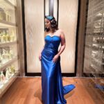 Prachi Tehlan Instagram - 💙 loved the hair 💙 Outfit - @dlmayaofficial Makeup- @katzbeauty Hair- @deparsalon Nails- @babymathur888 Trident, Hyderabad