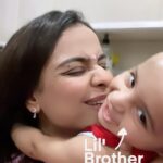 Prachi Tehlan Instagram - Love my little one! Blessed to my mama after years of marriage and the youngest member of the family who is adored by everyone ❤️❤️❤️❤️❤️ and this one is so notorious and such a freaking happy baby!! I wish god bless him with everything in his life and more and more and much more hapinesssssss to my little munchkin ❤️❤️❤️❤️❤️❤️❤️ #famjam #littleone #littlebrother #love Delhi, India