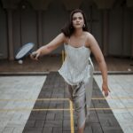 Prachi Tehlan Instagram - Just tuning on to some trends with my forever love for sports ❤️ Wearing @rinkooshroffofficial 📍 @casarioresortsathirappilly #reels #reelsofinstagram #reeloftheday #badmintonlovers #badminton Athirappilly Falls