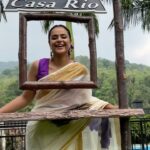 Prachi Tehlan Instagram - Kerala I miss you ❤️ #keraladiaries #athirapally #love Photographer: @sreehari_kulangrakunnmal Assistant: shithin.jo Dress: @turmerikofficial Stylist: @joe_elize_joy MUAH: @rizwan_themakeupboy Location: @casarioresortsathirappilly Team: @nivethithasanjay Athirappilly Falls