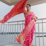 Prachi Tehlan Instagram - ✨My Festive season began with @kochimarriott feeling all vibrant and Colorful ✨ Styled By: @rishu812 Wearing: @rckc.aurum MUAH: @makeup_by_shibinantony Captured By: @ebin_jozef_antoni @manishmalhotra05 x @kochimarriott x @marriottbonvoy #DiwaliWithMarriott #KochiMarriott #MarriottBonvoy #diwalivibes #kochi #sareelove Marine Drive, Cochin, Kerala