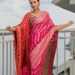 Prachi Tehlan Instagram - ✨My Festive season began with @kochimarriott feeling all vibrant and Colorful ✨ Styled By: @rishu812 Wearing: @rckc.aurum MUAH: @makeup_by_shibinantony Captured By: @ebin_jozef_antoni @manishmalhotra05 x @kochimarriott x @marriottbonvoy #DiwaliWithMarriott #KochiMarriott #MarriottBonvoy #diwalivibes #kochi #sareelove Marine Drive, Cochin, Kerala