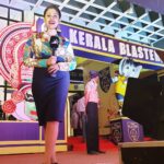Priyaa Lal Instagram - 💛💛 #kbfc #keralablasters #yehhaitruelove #yennumyellow #keralablastersfc #yellow #starsports #matchday #football #kochi #indiansuperleague #footballlife #starsportspresenter #manjappada Jawaharlal Nehru Stadium, Kochi