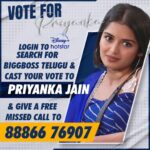 Priyanka M Jain Instagram – Last day of voting.. Please show your Love & Support to Priyanka 

Login to Disney + hotstar, 
Search for Bigg Boss Telugu 7 
Cast 1 vote to Priyanka Jain and 
Also Give 1 missed call to 8886676907 (Free)

#biggbossseason7 #biggbosstelugu #priyankajain #priyankabb7 #piyu #bb7 #starmaa #disneyplushotstar #BiggBossTelugu7 #priyankaonbbtelugu7 #BiggBossTelugu7 #biggboss7telugu