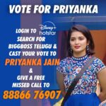 Priyanka M Jain Instagram – Please show your Love & Support to Priyanka..

Login to Disney + hotstar, 
Search for Bigg Boss Telugu 7 
Cast 1 vote to Priyanka Jain and 
Also Give 1 missed call to 8886676907 (Free)

#biggbossseason7 #biggbosstelugu #priyankajain #priyankabb7 #piyu #bb7 #starmaa #disneyplushotstar #BiggBossTelugu7 #priyankaonbbtelugu7 #BiggBossTelugu7 #biggboss7telugu