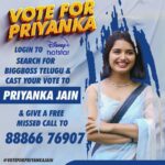 Priyanka M Jain Instagram – Please show your Support & Love to Priyanka 

Login to Disney + hotstar, 
Search for Bigg Boss Telugu 7 
Cast 1 vote to Priyanka Jain and 
Also Give 1 missed call to 8886676907 (Free)

#biggbossseason7 #biggbosstelugu #priyankajain #priyankabb7 #piyu #bb7 #starmaa #disneyplushotstar #BiggBossTelugu7 #priyankaonbbtelugu7 #BiggBossTelugu7 #biggboss7telugu