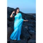 Priyankha Masthani Instagram – 🤍🤍🤍
Pc:- @colorgram.photography 
Makeover:- @rashi__makeupartist

#priyankhamasthani #priyankha #villagegirl #salemponnu #masthani #priyanka #mastani #beachshoot #bluesaree #photoshoot #sareeshoot