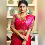 Priyankha Masthani Instagram - Vs coral❣️ The ultimate destination for traditional boutique jewelry ends here. Be our guest and feel the luxury. Jewellery:- @vscoralslm @vsselvamaligaijewelry Makeover:- @rashi__makeupartist Pc:- @pixarque VSSelvamaligaiJewelry