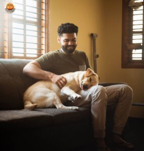 Rakshit Shetty Instagram - The entire stretch of 777 Charlie shoots were generously sprinkled with such precious moments. Blessings come in different forms they say and I couldn't agree more 😊

#777Charlie