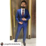 Rakshit Shetty Instagram - Styled by @pragathirishabshetty for ASN premier... Sorry Paggu. Couldn’t get you pics from the show day 🙈