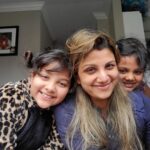 Rambha Instagram - Memories few to share to my world ❤️🙏#fans#friends#family#celebrity#kids#daughters#celebrationd#Halloween