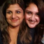 Rambha Instagram - Meeting this Sweet Angel after long time 💓 met her in" YAANAI" premiere show.#movies #show #celebrities