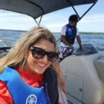 Rambha Instagram - ❤️⛱️buck horn Sand beach #beach #beachlife #vacation #family#sand #beach #summer #vacation #family ⛱️ 😎 😍❤️ Buckhorn Lake,Kawartha's