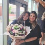 Rambha Instagram - Giggling and posing #graduation#graduationday #daughter#celebrity #celebration #family #reels #housewife #women #celebstyle #fans #media #press#selfie #pics #believeinyourself #yourself #selflove#beautiful #gorgeous#love #mother